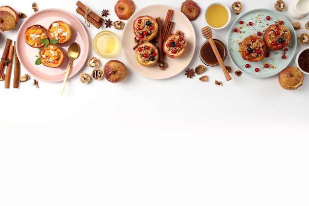 Różne potrawy na stole